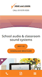 Mobile Screenshot of hearandlearn.com.au