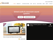 Tablet Screenshot of hearandlearn.com.au